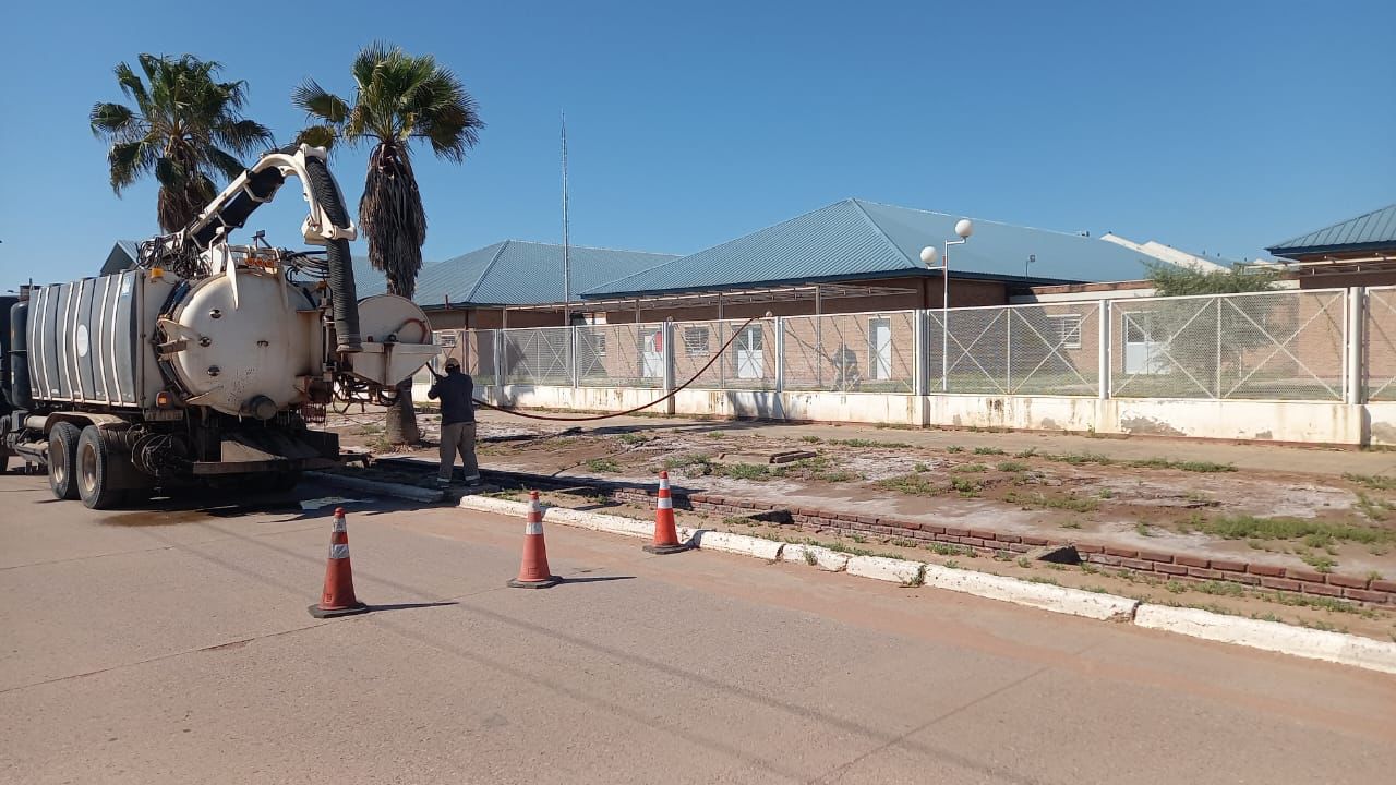 SAMEEP REALIZÓ SANEAMIENTO INTEGRAL EN EL HOSPITAL DE JUAN J. CASTELLI 