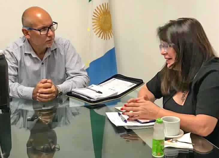 El Presidente del IPDUV se reunió con la Titular del Instituto Provincial para la Inclusión de las Personas con Discapacidad.