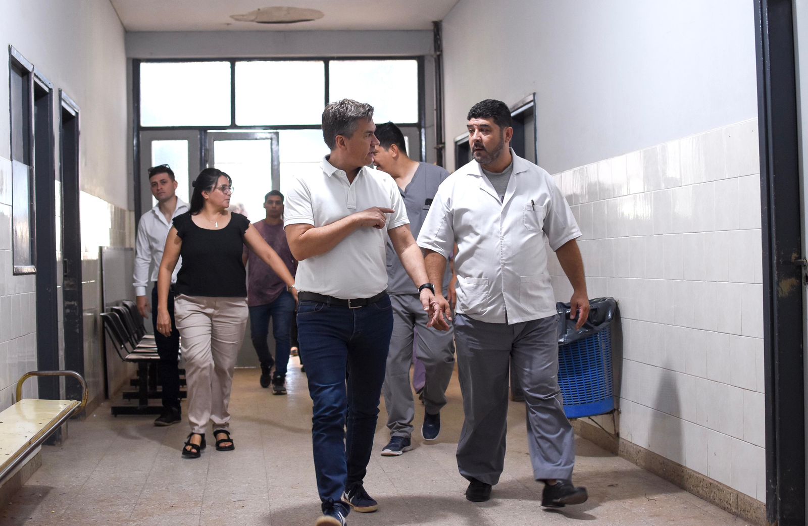 GRAL. SAN MARTÍN: ZDERO CONSTATÓ LAS OBRAS DE REFACCIONES DEL HOSPITAL “FÉLIX PÉRTILE”