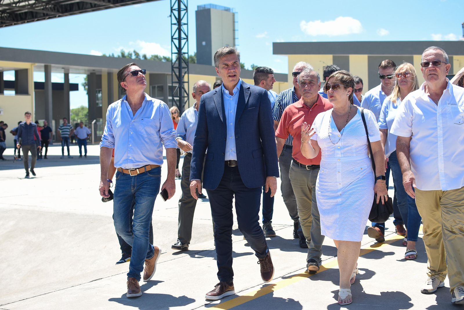 PUERTO LAS PALMAS: ZDERO RECORRIÓ LAS OBRAS JUNTO A LAS AUTORIDADES DE FONPLATA
