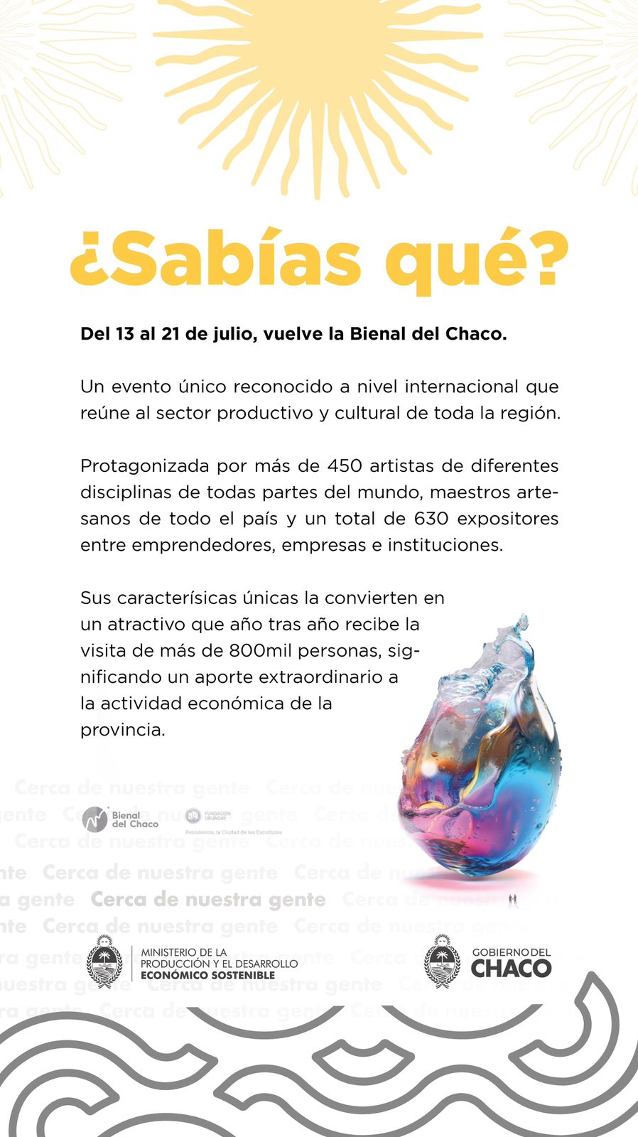 DEL 13 AL 21 DE JULIO VUELVE LA BIENAL DEL CHACO 