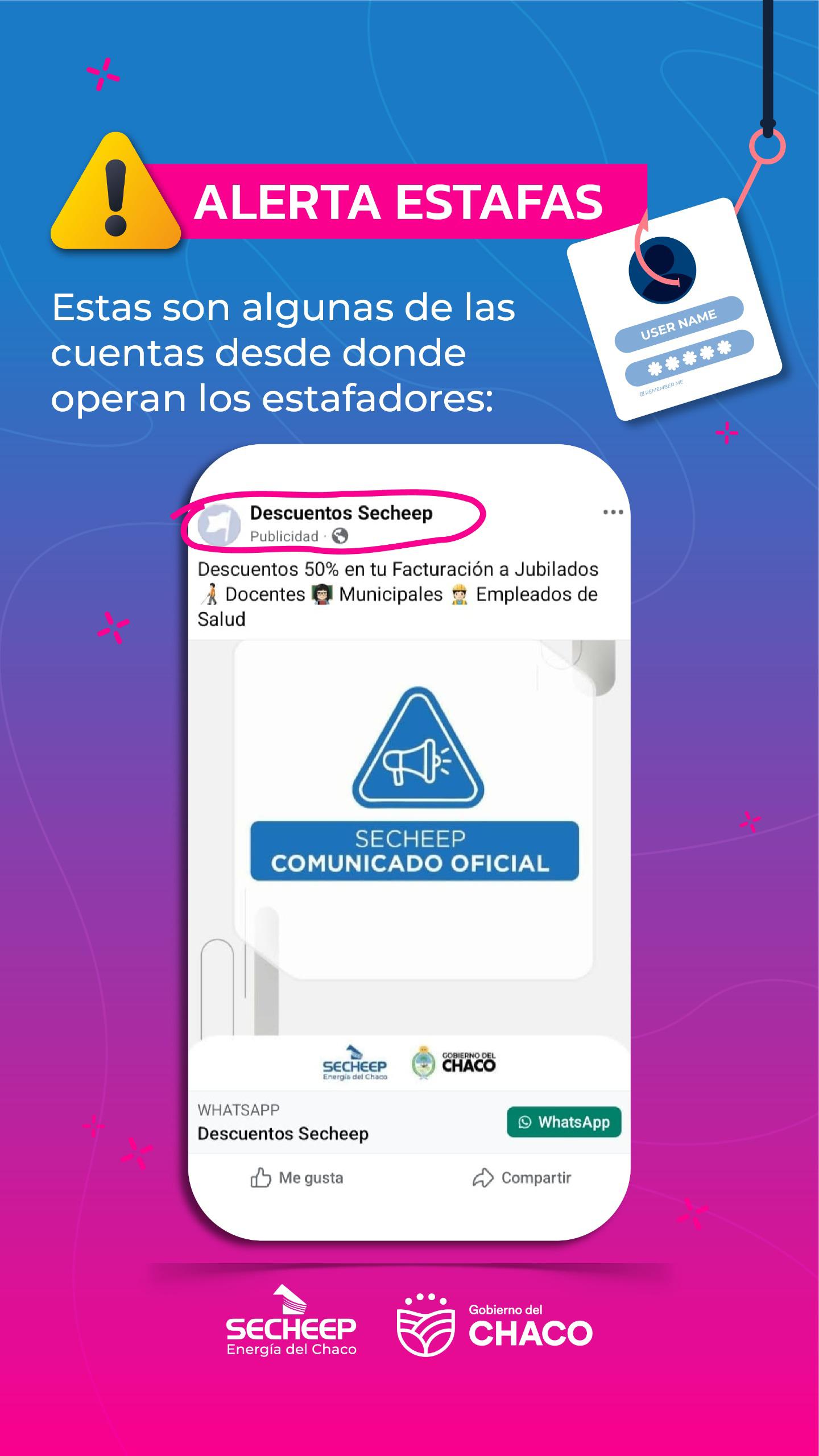 SECHEEP REITERA ESTAR ALERTAS ANTE NUEVOS INTENTOS DE ESTAFAS