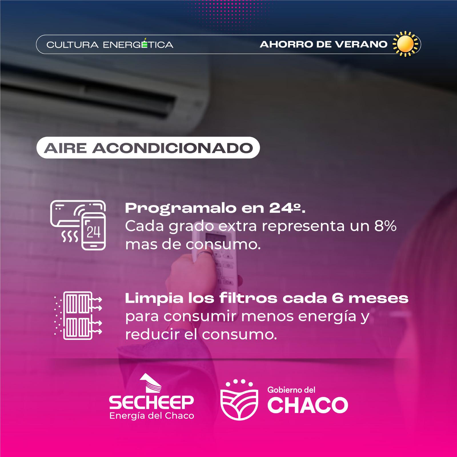 OLA DE CALOR: REITERAN RECOMENDACIONES PARA EL AHORRO ELÉCTRICO Y EVITAR DISPARO DEL CONSUMO
