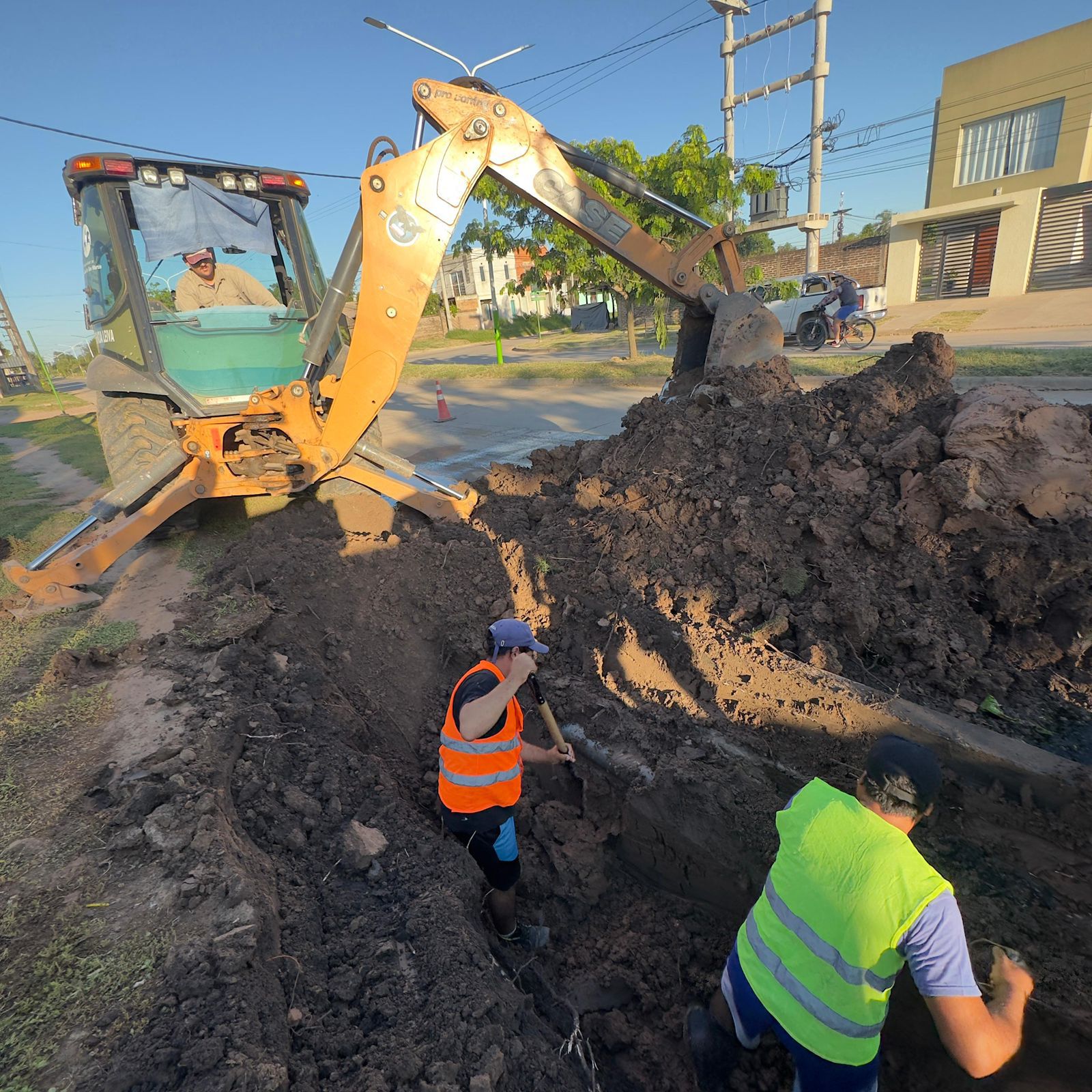 GENERAL SAN MARTÍN: SAMEEP EJECUTÓ IMPORTANTES OBRAS DE SANEAMIENTO CLOACAL Y AMBIENTAL