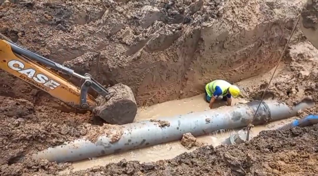 SAMEEP REPARÓ EL ACUEDUCTO NORTE Y EL SERVICIO SE RESTABLECE PROGRESIVAMENTE