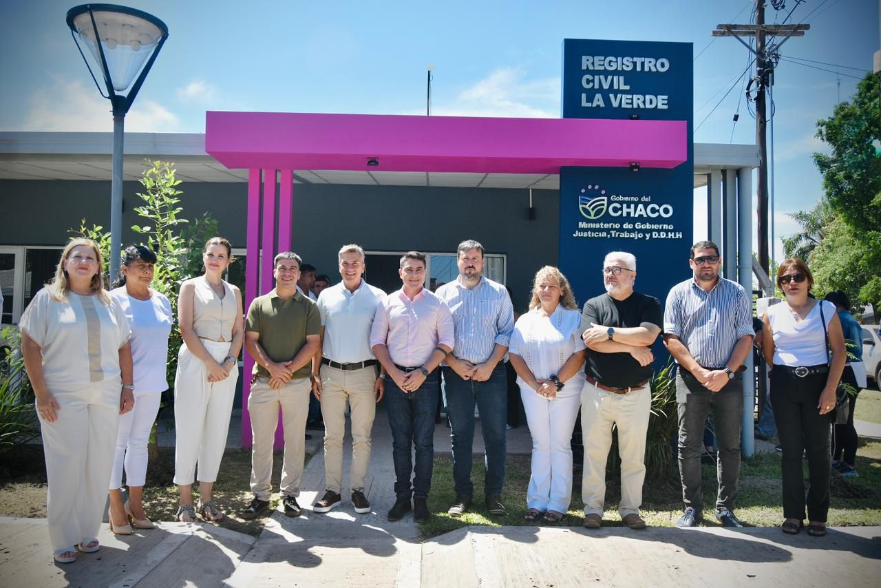 NUEVA INAUGURACIÓN EN LA VERDE: EL GOBERNADOR HABILITÓ “A NUEVO” EL EDIFICIO DEL REGISTRO CIVIL