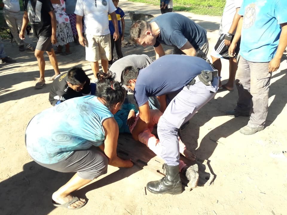 INSOLITO 40 MINUTOS EN EL SOL, NO HAY AMBULANCIA EN EL SAUZALITO