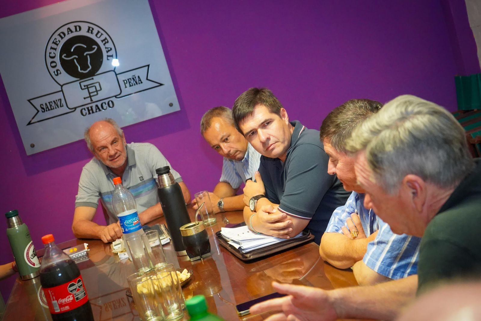 HALAVACS MANTUVO REUNIONES CON LA SOCIEDAD RURAL DE SAENZ PEÑA Y LA FEDERACION AGRARIA