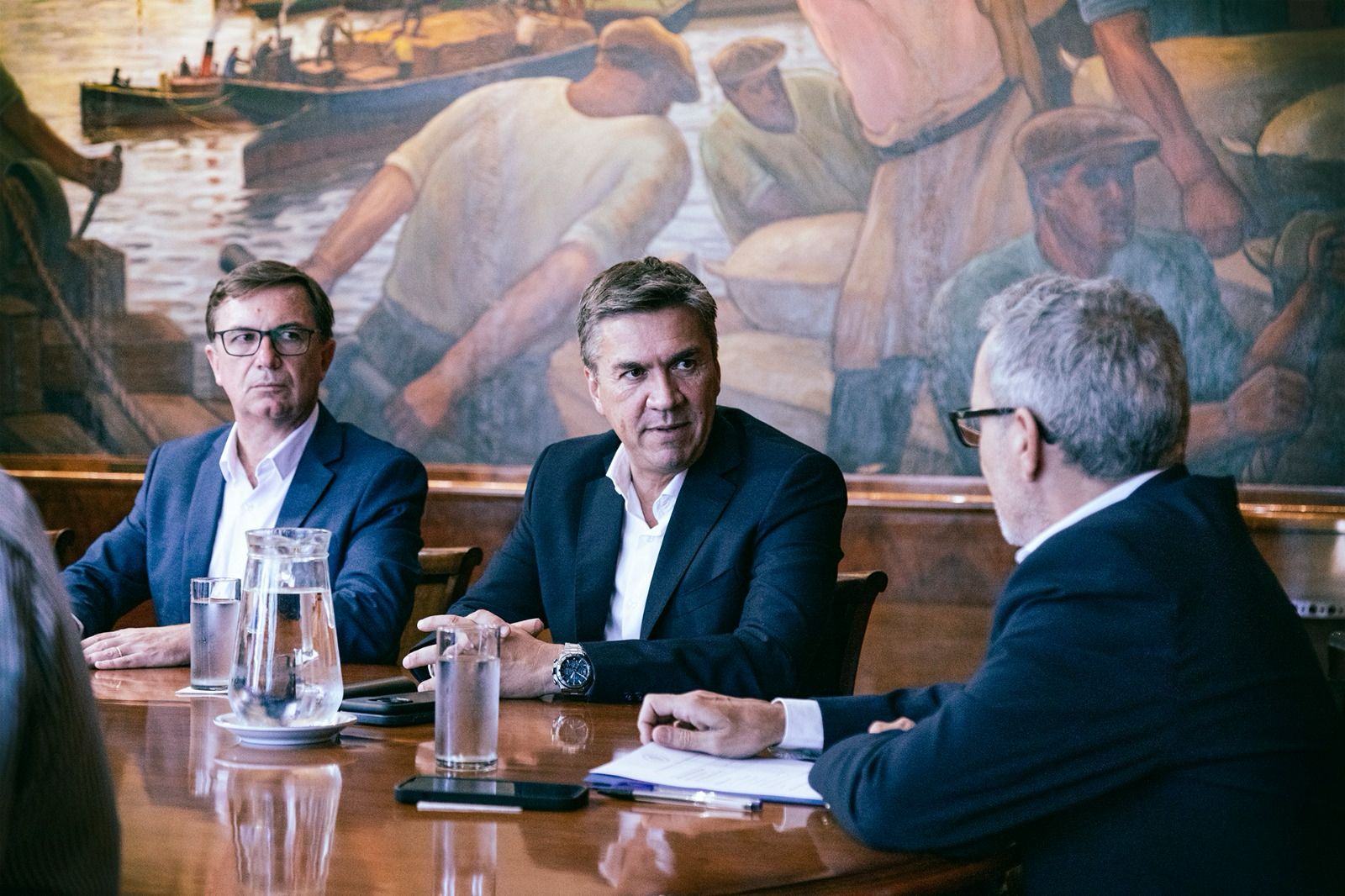 BS. AS: EL GOBERNADOR ZDERO SE REUNIÓ CON EL MINISTRO DE SALUD DE LA NACIÓN, MARIO RUSSO 