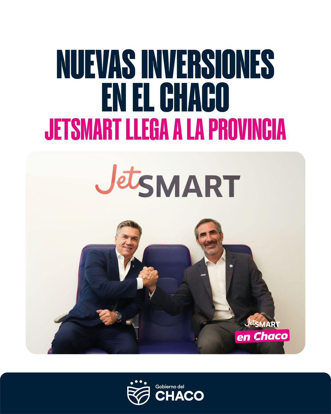 Nuevas Inversiones en el Chaco! JetSmart llega a la provincia! 