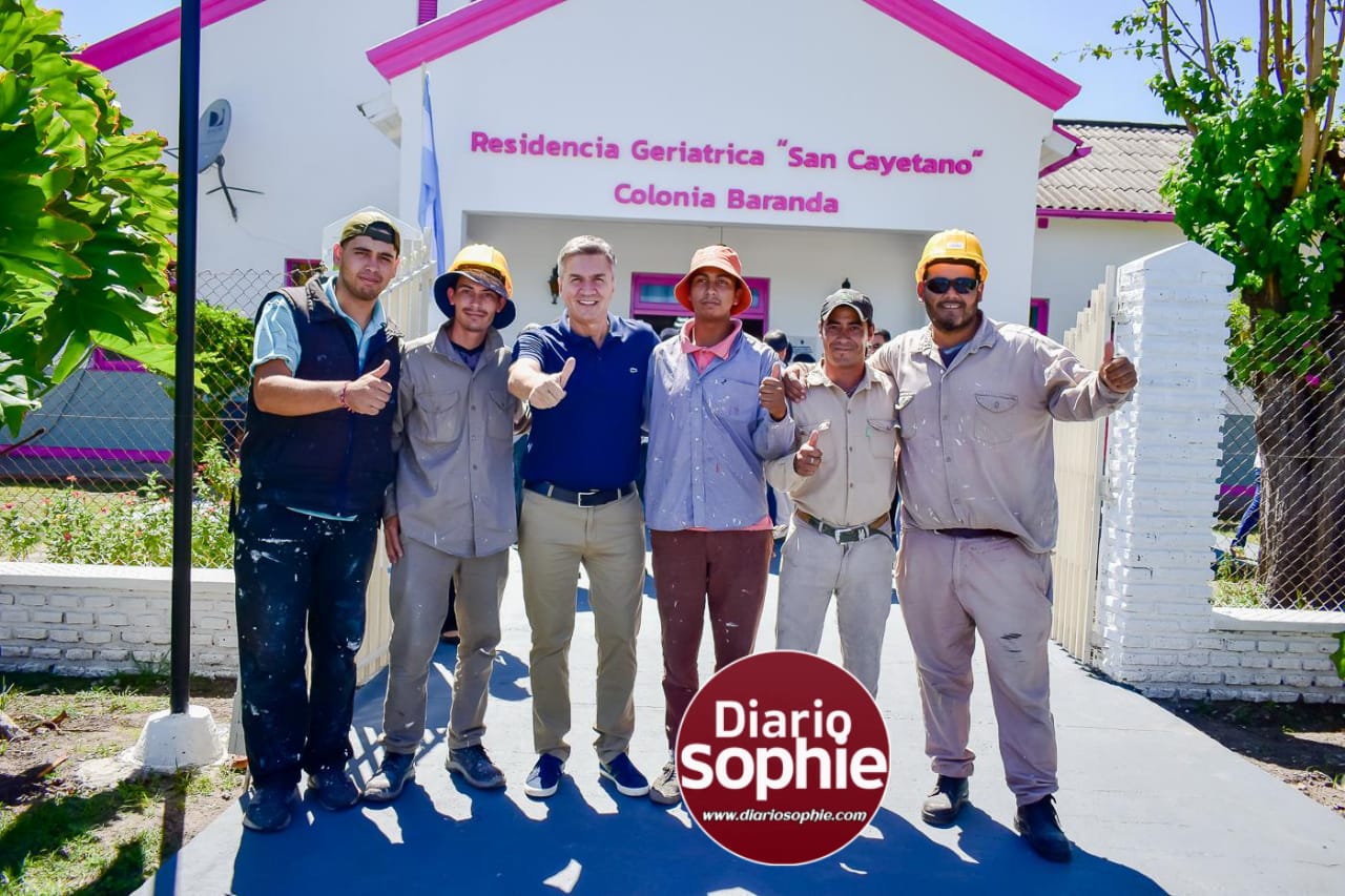 COLONIA BARANDA: EL GOBERNADOR ZDERO INAUGURÓ LA NUEVA RESIDENCIA GERIÁTRICA SAN CAYETANO