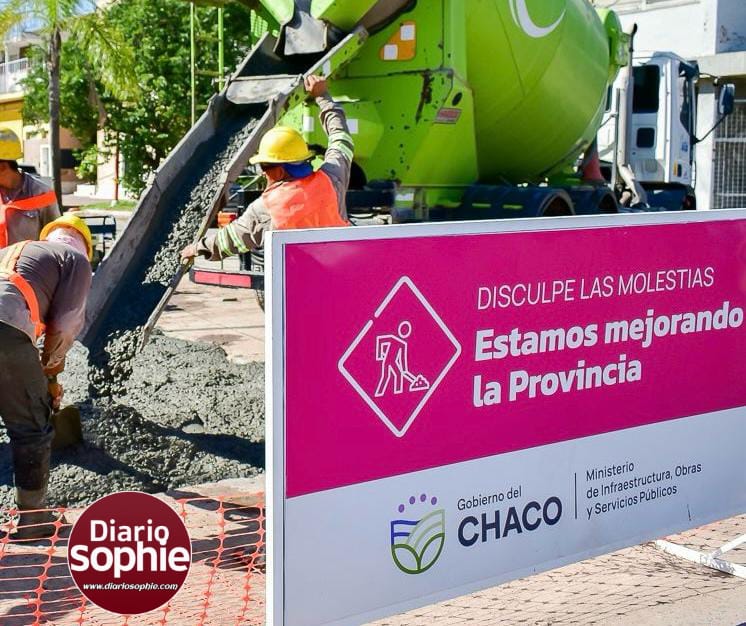 RESISTENCIA: EL GOBERNADOR ZDERO SUPERVISÓ LOS AVANCES EN LAS OBRAS DE REPAVIMENTACIÓN DE LA AVENIDA 25 DE MAYO