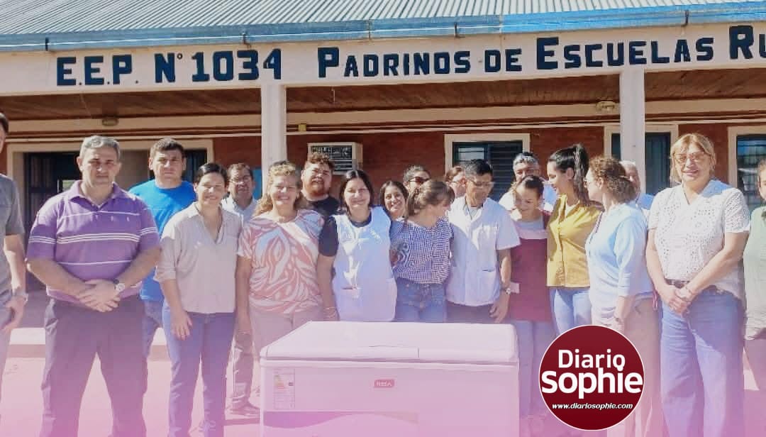 Dorys Arkwright: Entregamos Freezers a Escuelas y a las UES del René Favaloro.