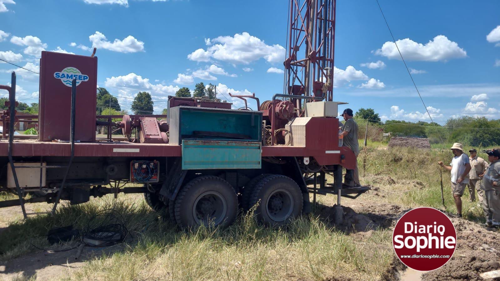 MAKALLÉ: SAMEEP REALIZÓ UNA PERFORACIÓN Y MEJORÓ EL CAUDAL DE AGUA POTABLE