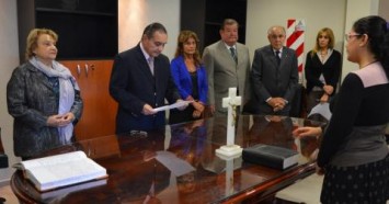 Débora Cecilia Godoy Langue juró como jueza de paz y faltas