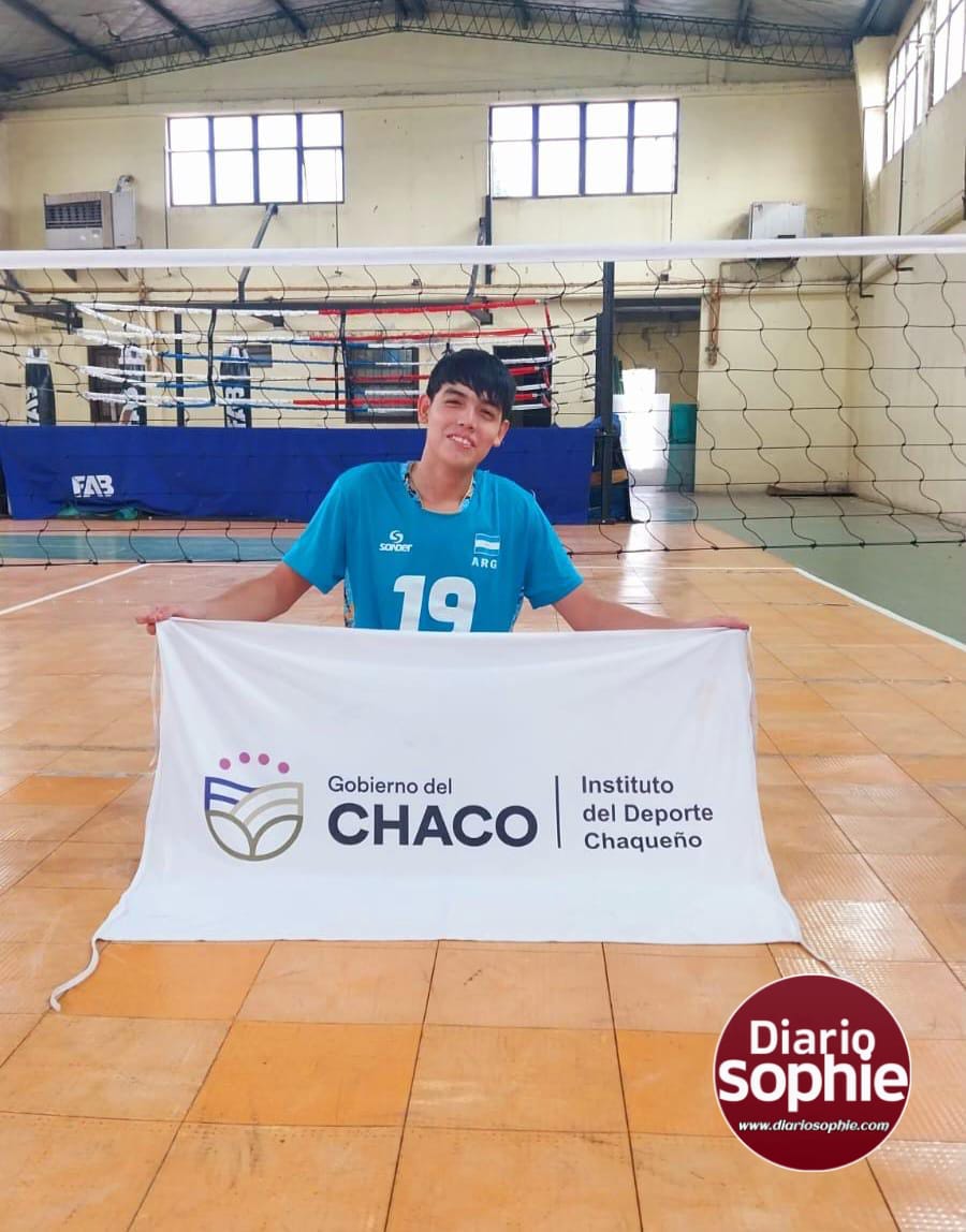 ATLETA CHAQUEÑO FUE CONVOCADO AL SELECCIONADO JUVENIL DE VOLEY