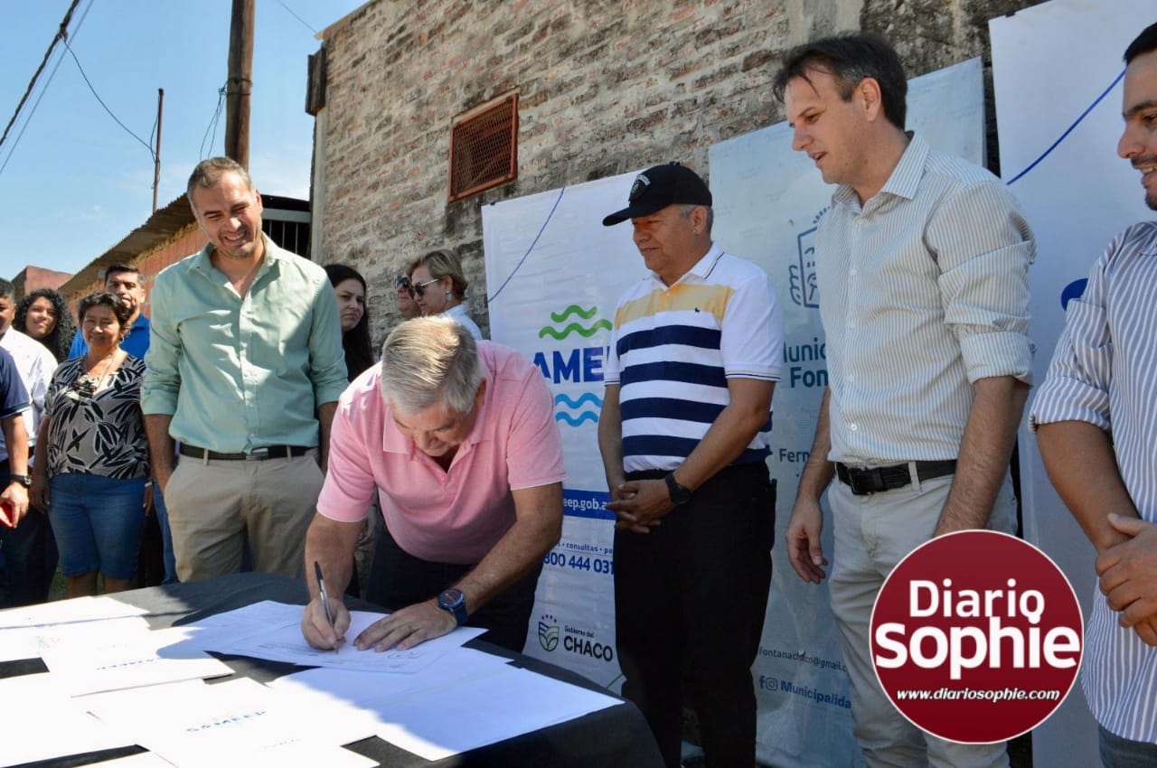 FONTANA: PROVINCIA Y MUNICIPIO ACORDARON INTERVENCIONES PARA GARANTIZAR EL ABASTECIMIENTO DE AGUA POTABLE