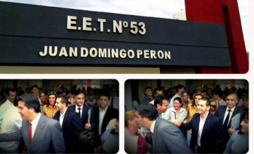 Capitanich junto a Bernachea Inauguró una Escuela 