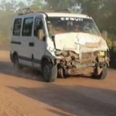 Accidente cerca de Fuerte Esperanza