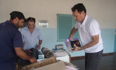 Paraje La Nación recibió Útiles y Libros