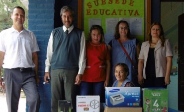 La Subsede Fuerte Esperanza hizo entrega de las donaciones de Banco Nación