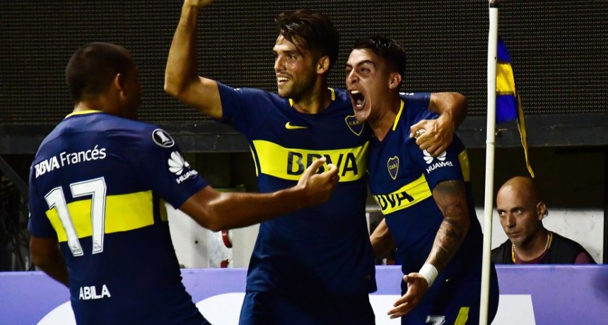 Boca venció a Junior en su regreso copero a la Bombonera