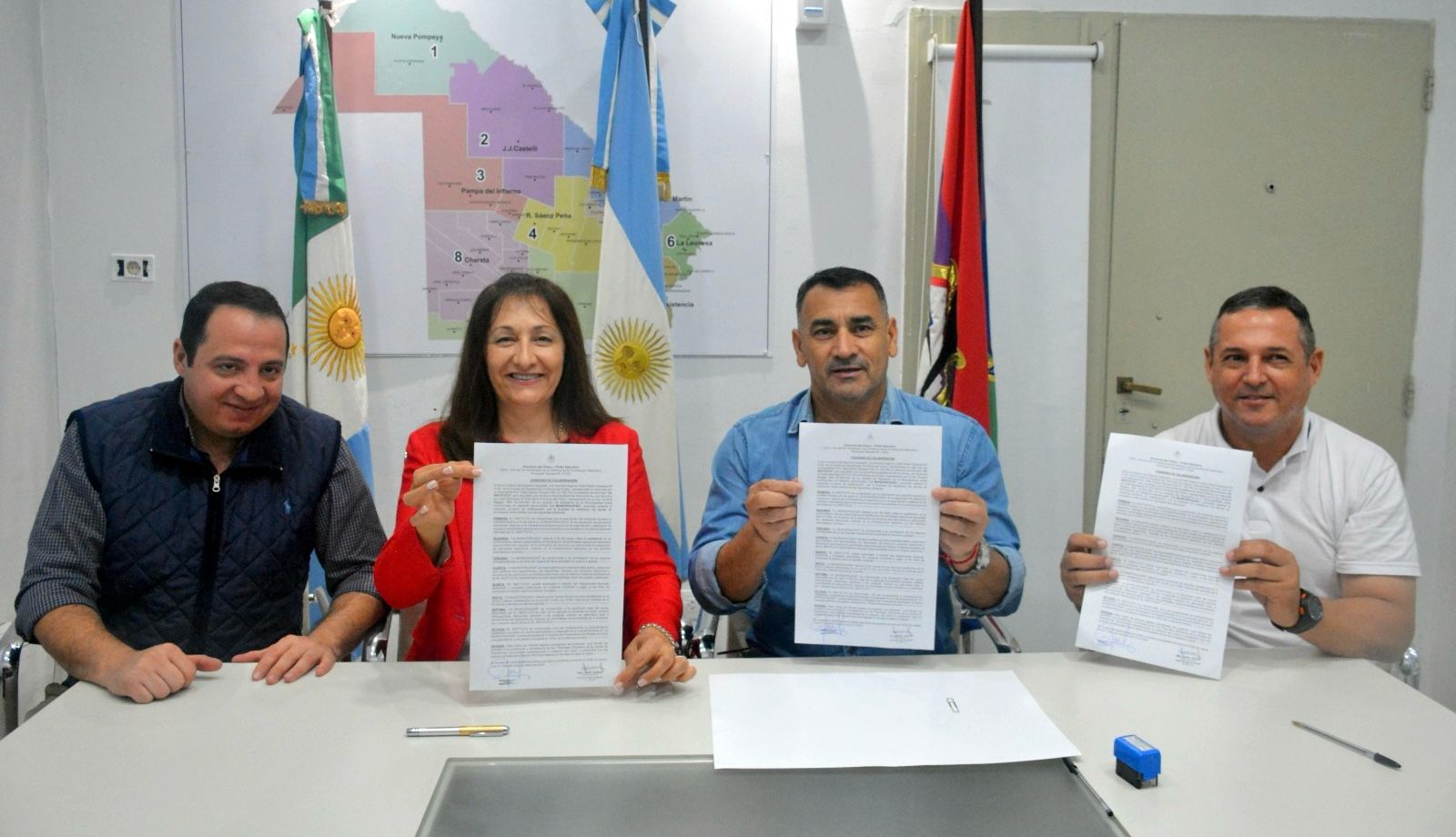 EL INSTITUTO DEL DEPORTE CHAQUEÑO FIRMÓ CONVENIOS CON LOS MUNICIPIOS DE SANTA SYLVINA Y COTE LAI