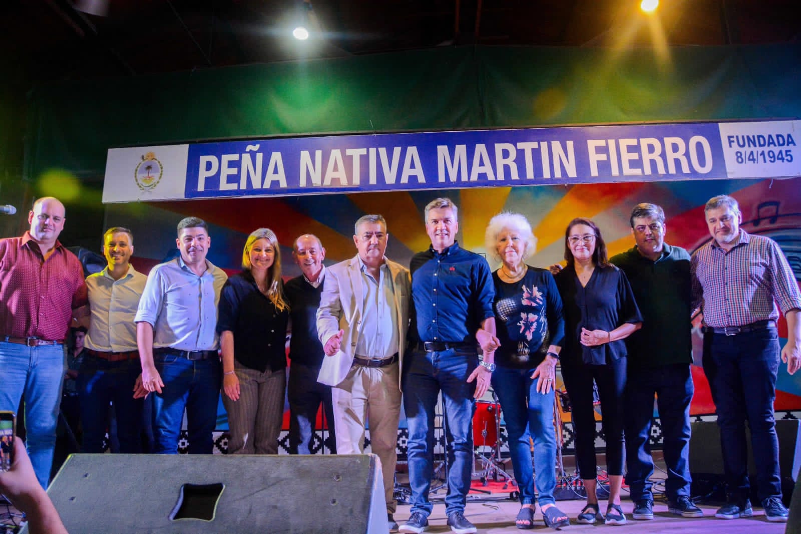 EL GOBERNADOR ACOMPAÑÓ EL 79° ANIVERSARIO DE LA PEÑA NATIVA MARTÍN FIERRO