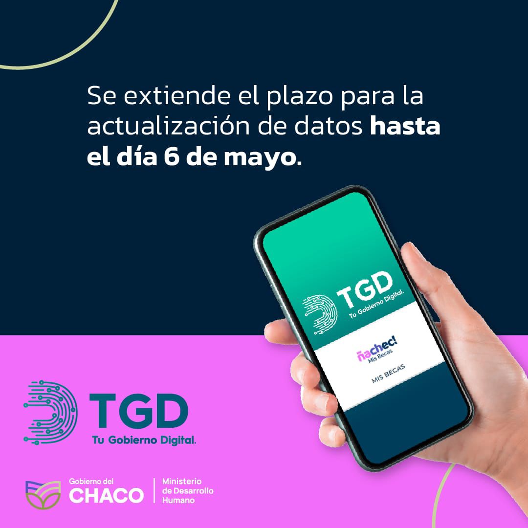 BECAS: SE EXTIENDE HASTA EL 6 DE MAYO EL PLAZO PARA LA ACTUALIZACIÓN DE DATOS