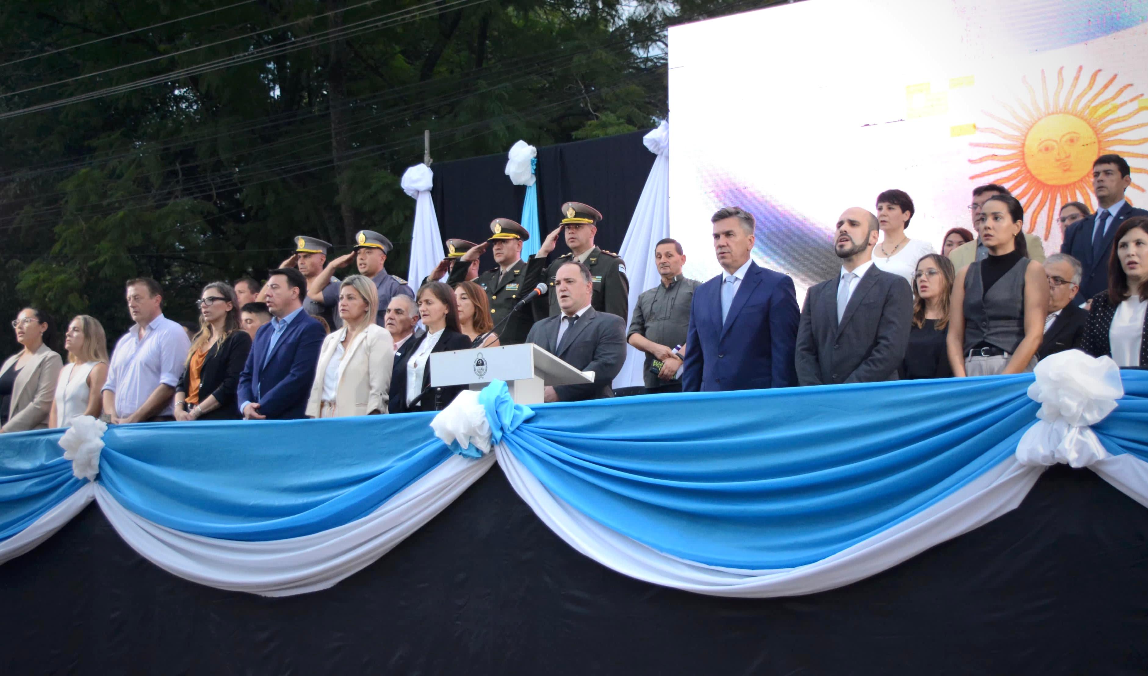 115° ANIVERSARIO DE GENERAL SAN MARTÍN: ZDERO ACOMPAÑÓ EL ACTO CENTRAL Y RATIFICÓ EL COMPROMISO CON LA SALUD, EDUCACIÓN, SEGURIDAD E INFRAESTRUCTURA”