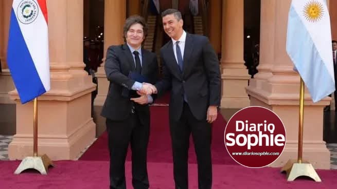 MILEI SE REUNIÓ CON EL PRESIDENTE DE PARAGUAY: 