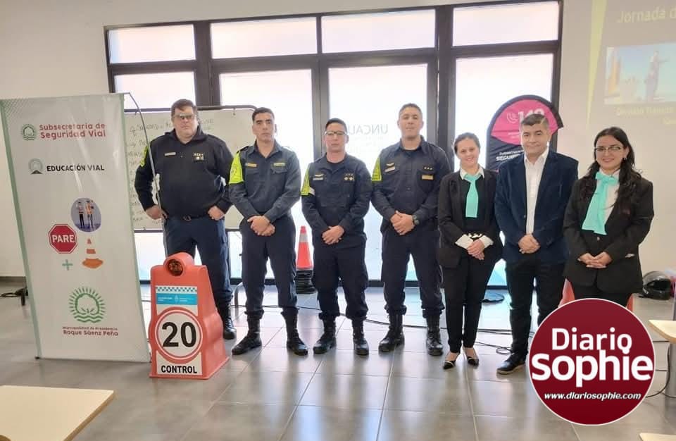 SÁENZ PEÑA: LAS ÁREAS OPERATIVAS DEL MUNICIPIO SE CAPACITARON SOBRE TÉCNICAS DE CONTROL VEHICULAR Y ELEMENTOS DE SEGURIDAD VIAL