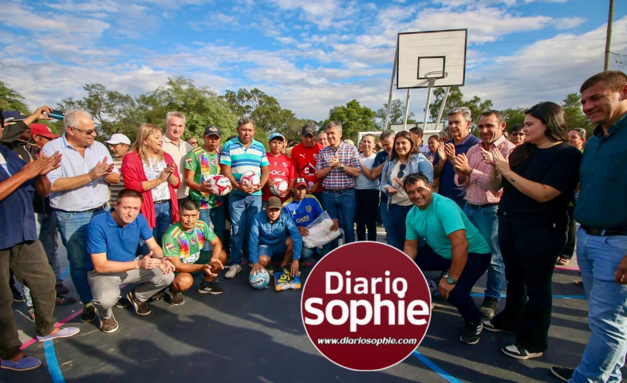 MIRAFLORES: EL GOBERNADOR ZDERO INAUGURÓ UN NUEVO PLAYÓN DEPORTIVO PARA EL CLUB QOM