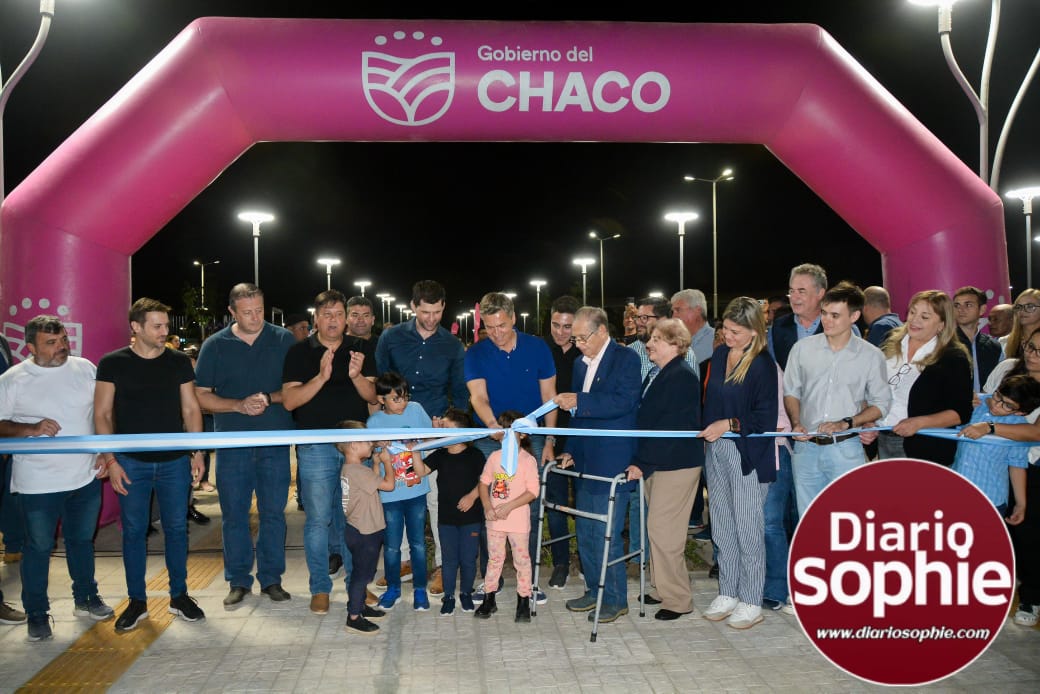 PARQUE DEL CENTENARIO: “A DON HUGO, GRACIAS, PORQUE SU NOMBRE NOS AYUDA A UNIR A LOS QUITILIPENSES” EXPRESÓ EL GOBERNADOR ZDERO