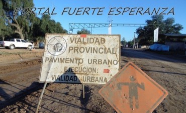 Pavimentación, Sí! Pavimentación en Fuerte Esperanza