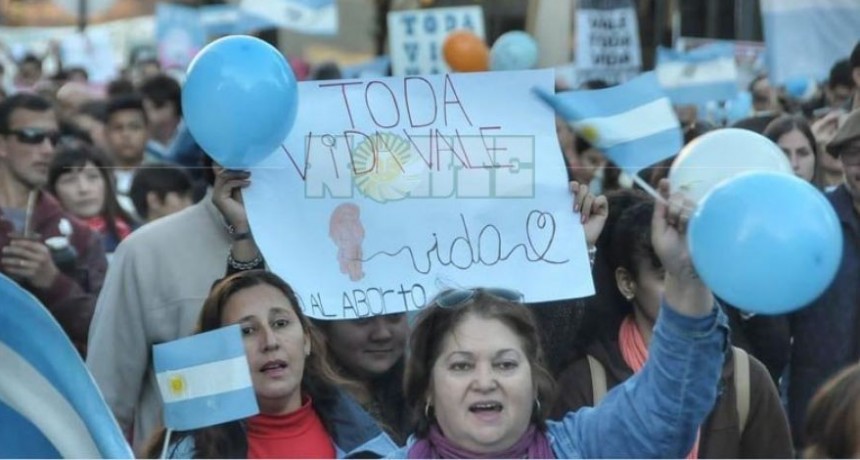 Resistencia se sumó a la marcha nacional contra la despenalización del aborto