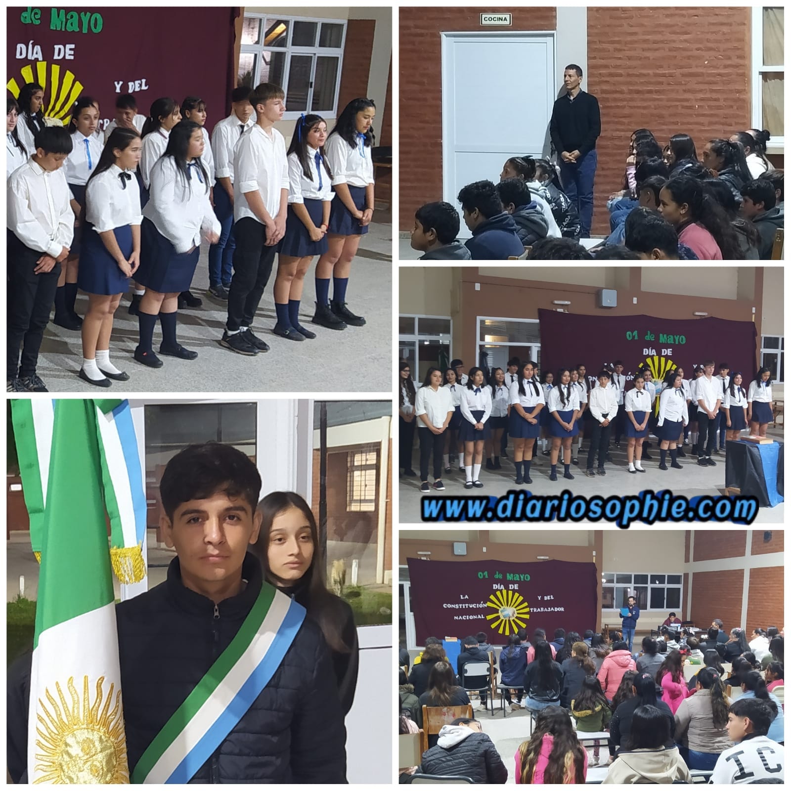 FUERTE ESPERANZA: ESTUDIANTES DE 3º AÑO DE LA ESCUELA DE EDUCACIÓN SECUNDARIA N° 136 PROMETIERON LEALTAD A LAS CONSTITUCIONES NACIONAL Y PROVINCIAL