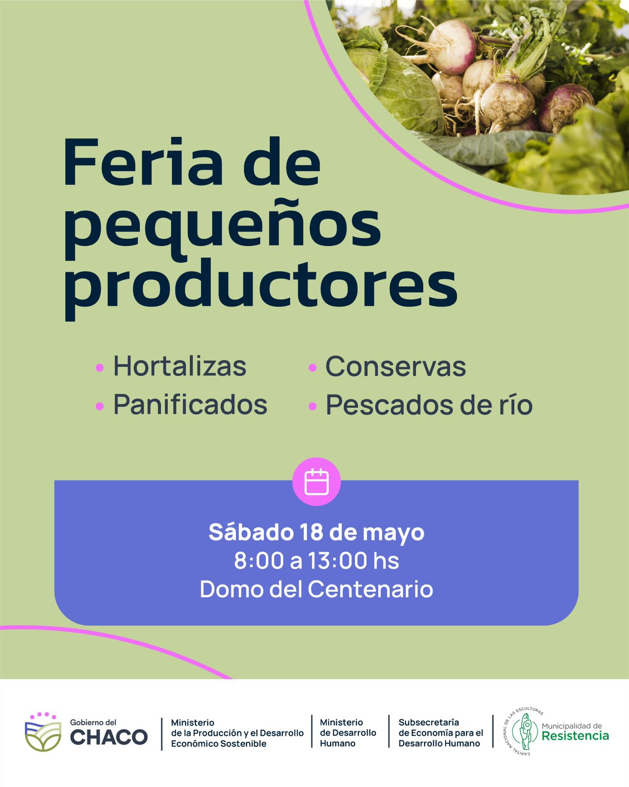 ESTE SÁBADO 18 SE REALIZARÁ UNA NUEVA FERIA DE PEQUEÑOS PRODUCTORES