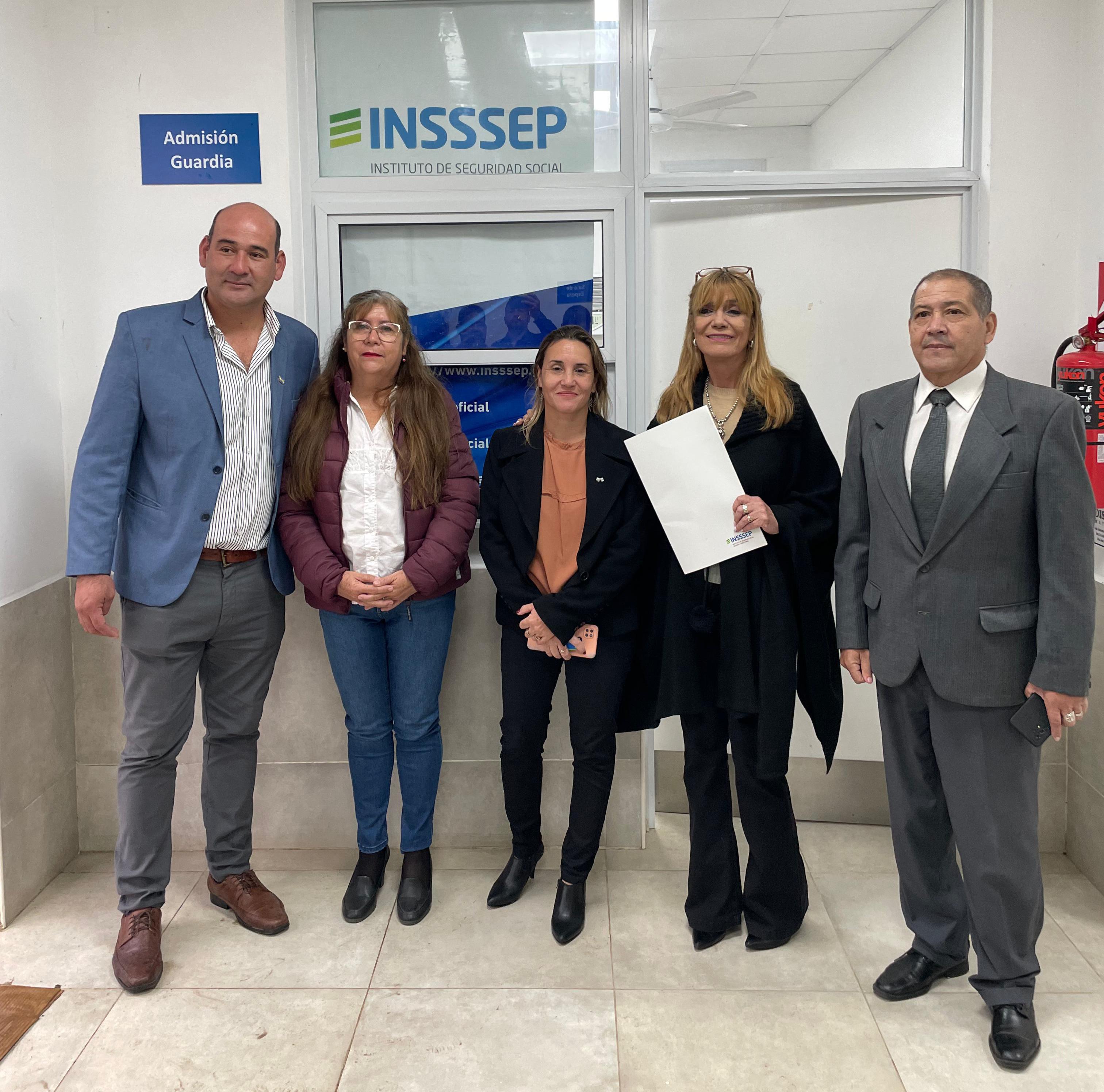BASAIL: ACUERDO PARA EL FUNCIONAMIENTO DE LAS OFICINAS DEL INSSSEP EN EL HOSPITAL LOCAL