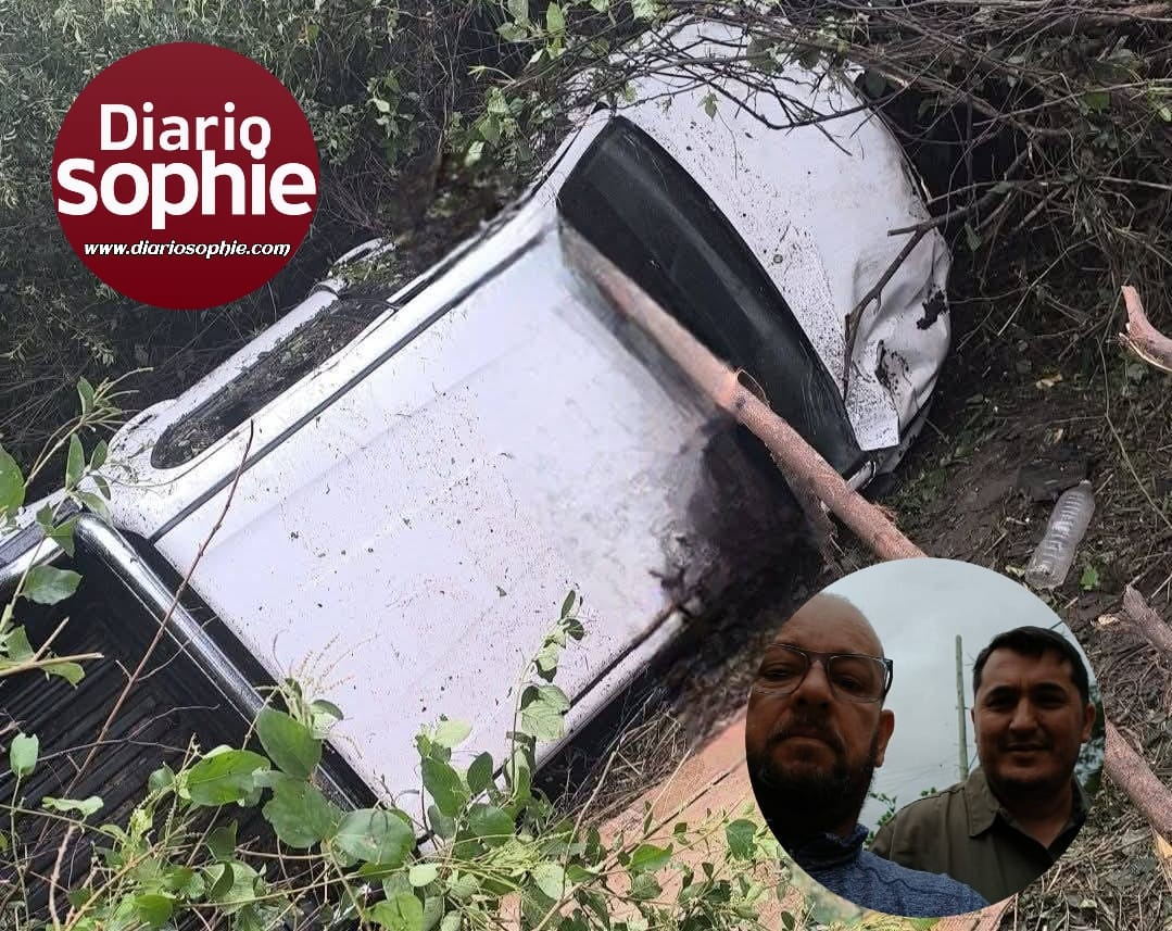 Accidente en Ruta Provincial N° 9: El Intendente de Miraflores Rafael Frías sufrió un despiste.
