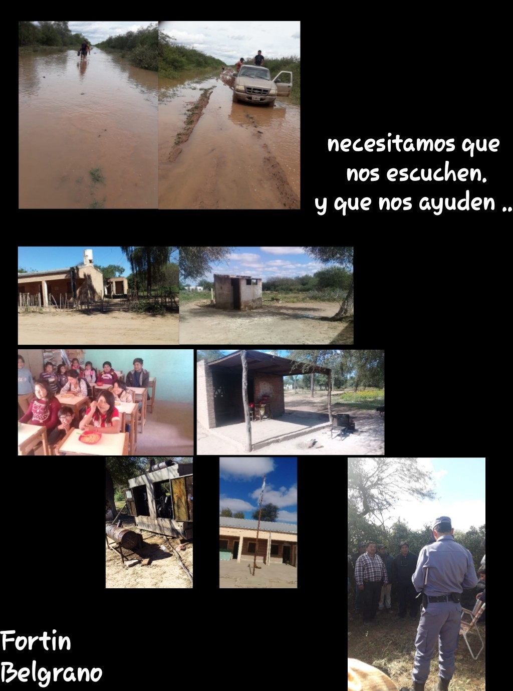 El Cacique Matorras sale a contar la realidad que está viviendo toda la comunidad WICHI