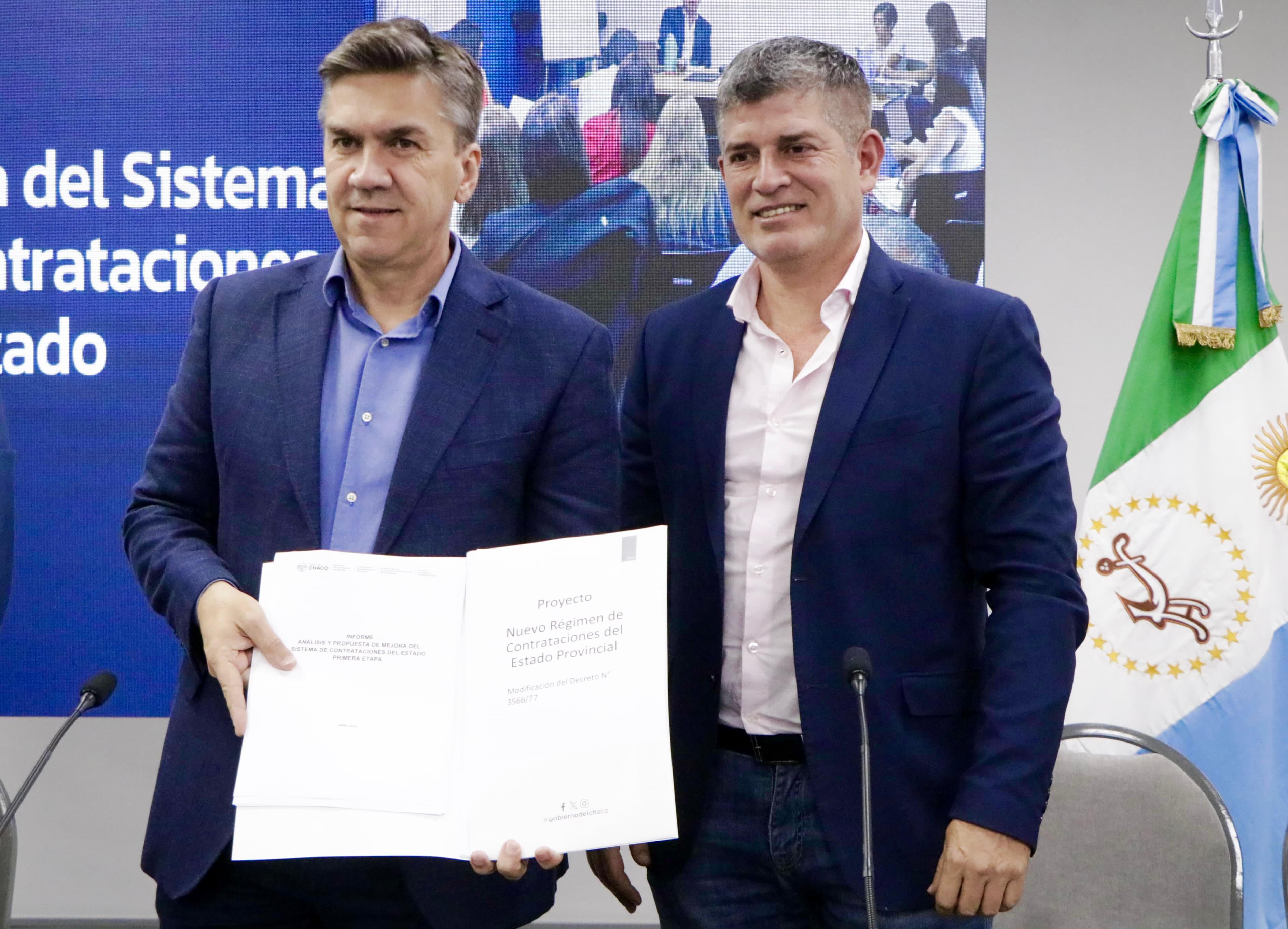 EFICIENCIA Y TRANSPARENCIA: ZDERO PRESENTÓ EL NUEVO RÉGIMEN DE CONTRATACIONES EN EL ESTADO