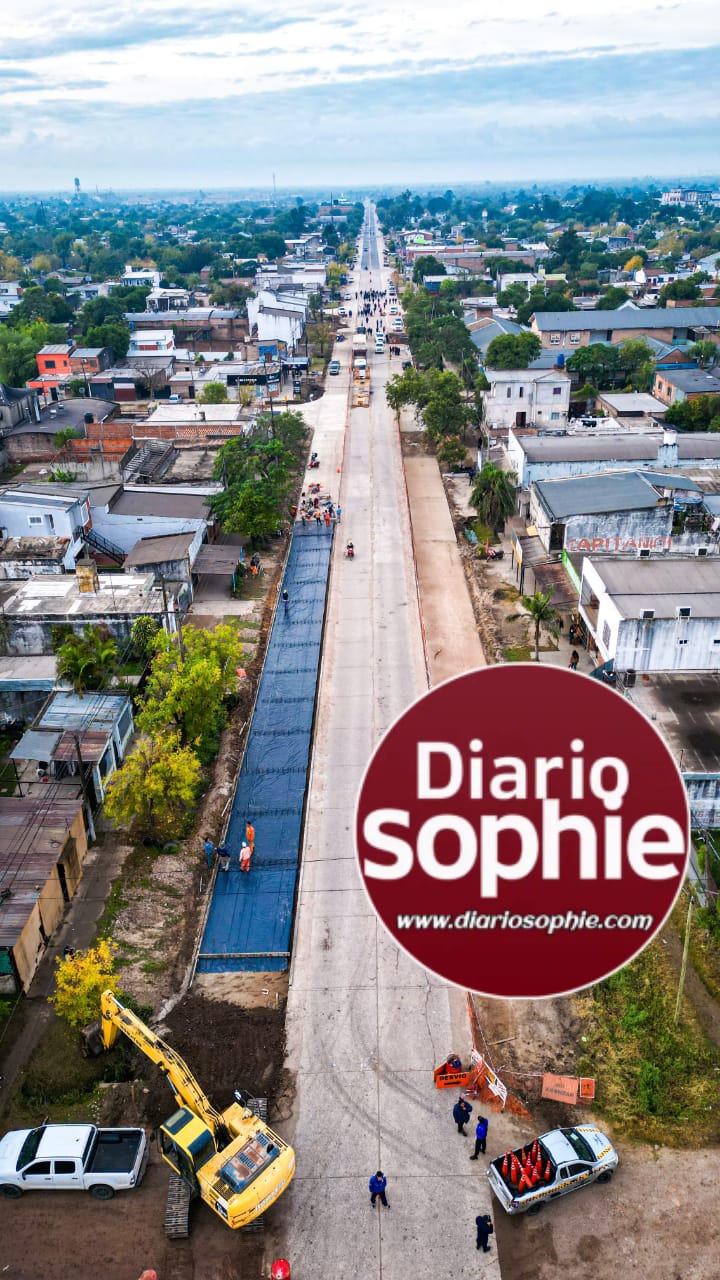 PLAN PROVINCIAL DE URBANIZACIÓN: EL GOBERNADOR ZDERO RECORRIÓ LAS OBRAS DE REPAVIMENTACIÓN DE LA AVENIDA 9 DE JULIO