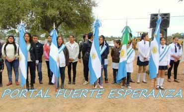 Acto Bicentenario de la Independencia en Fuerte Esperanza