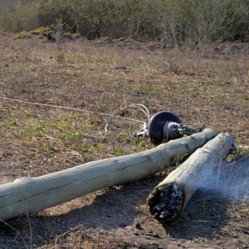  Incendios forestales dejan sin luz a casi todo el norte de Los Frentones
