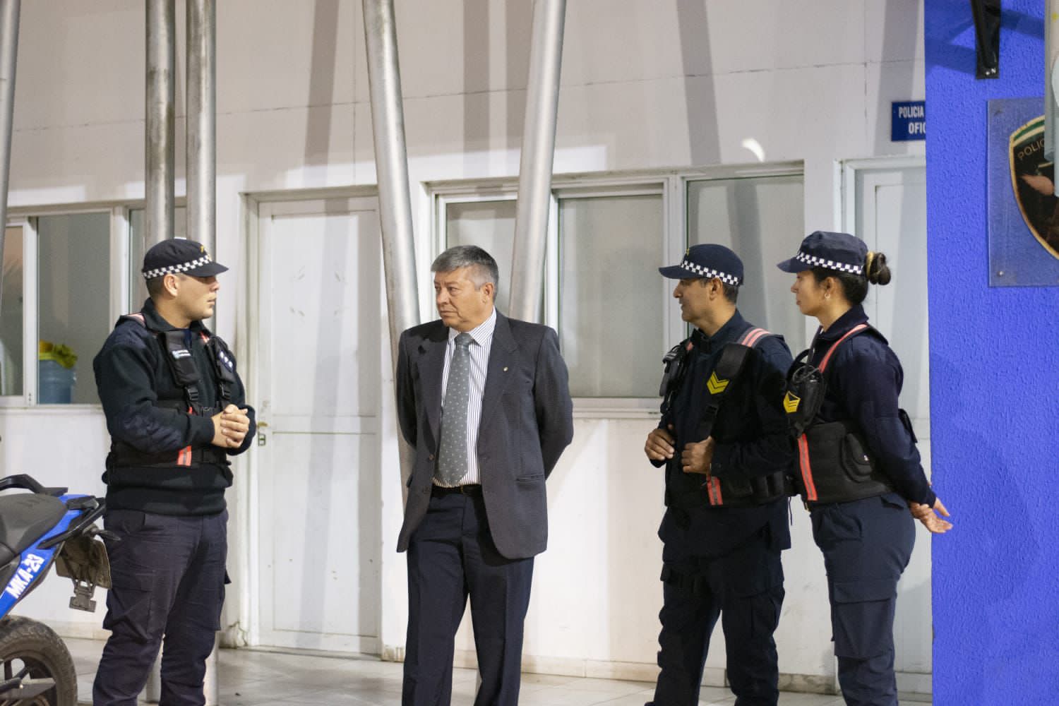 SEGURIDAD SUPERVISÓ TRABAJOS DE CONTROL Y PREVENCIÓN DE LA POLICÍA CAMINERA