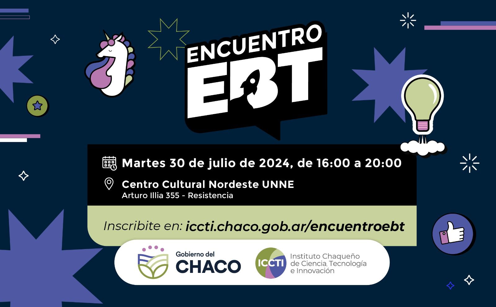 Finalizado el evento, los emprendedores podrán elegir, con un orden de prioridad, con qué incubadoras desean desarrollar el programa de Preincubación EBT Chaco