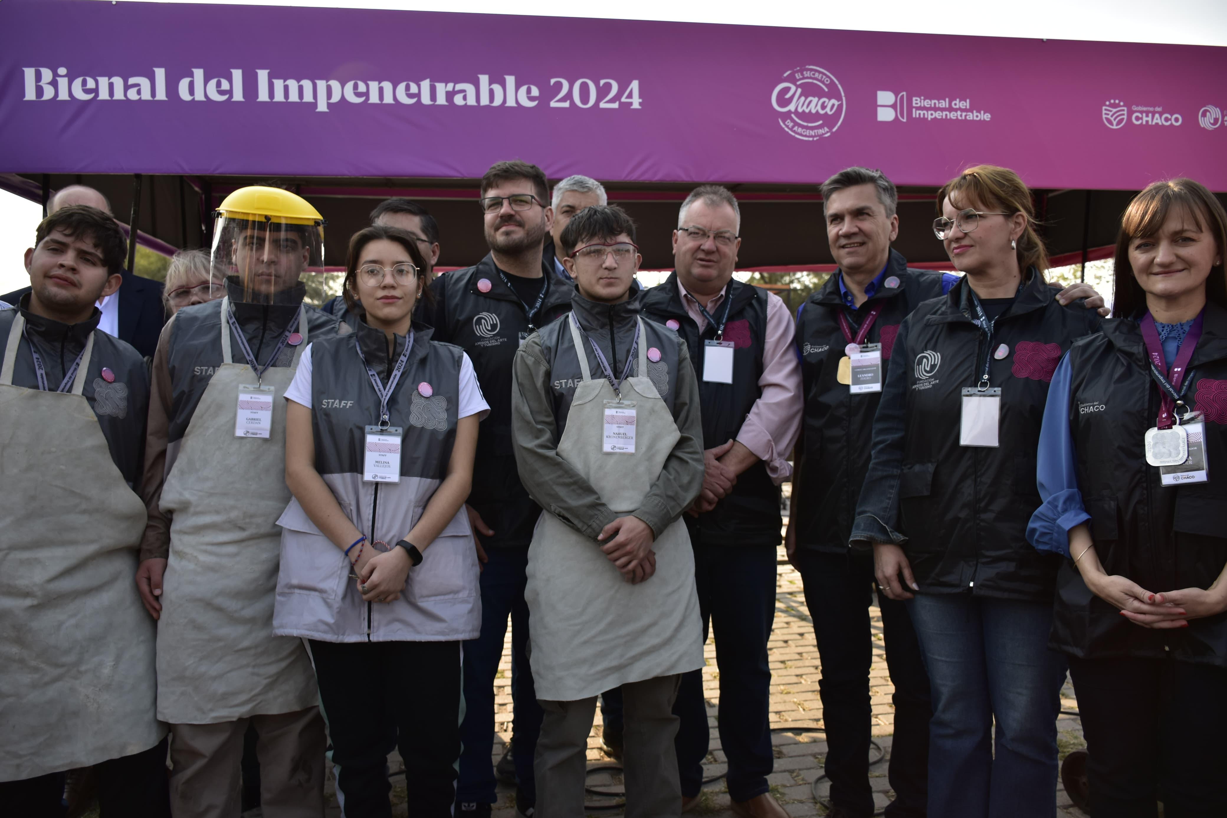 CASTELLI: EL GOBERNADOR ZDERO ACOMPAÑÓ HOY LA BIENAL DEL IMPENETRABLE
