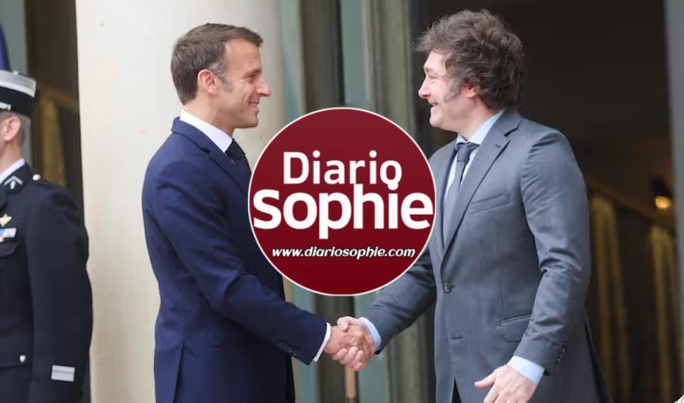 Francia: Milei se reunió con Macron.