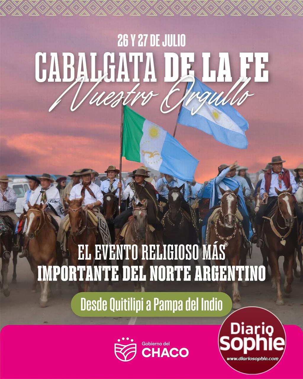QUITILIPI SERÁ PUNTO DE PARTIDA DE LA CABALGATA DE LA FE 2025 EN HONOR A SAN PANTALEÓN